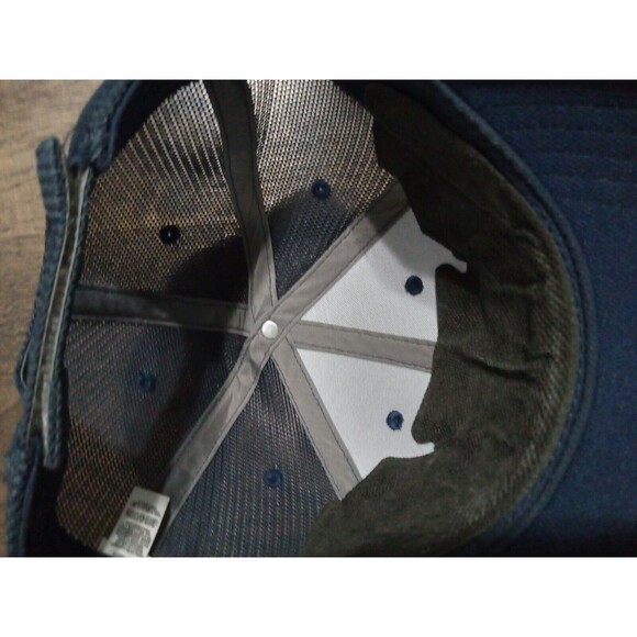 Bud light NFL Ball Cap Hat Blue   Adjustable Cap flawed - Picture 2 of 5